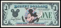1989 Disney Dollars