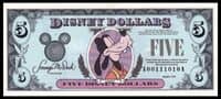 1999 Disney Dollars