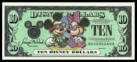 2001 Disney Dollars