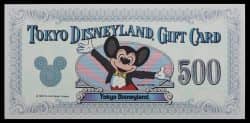 Tokyo Disneyland Gift Card